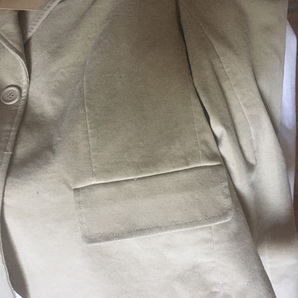 Ladies Taupe coloured velvet jacket from Lady Hathaway Design Studio. Size XL - Picture 5 of 7